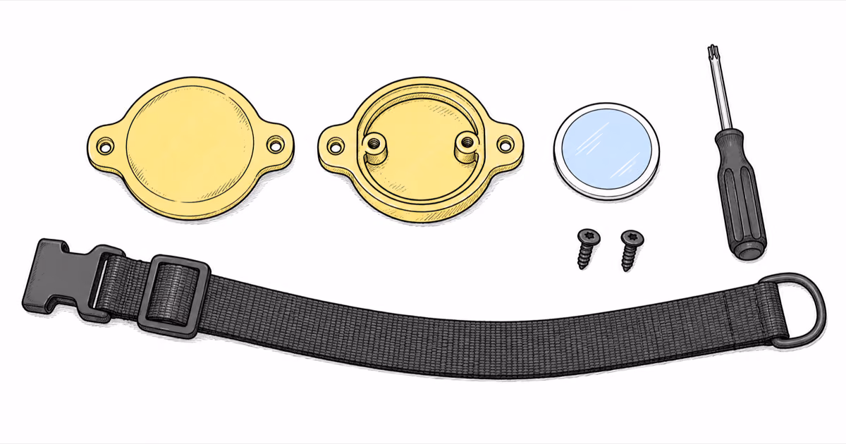 How to Install an AirTag Dog Collar Holder (Tools List)