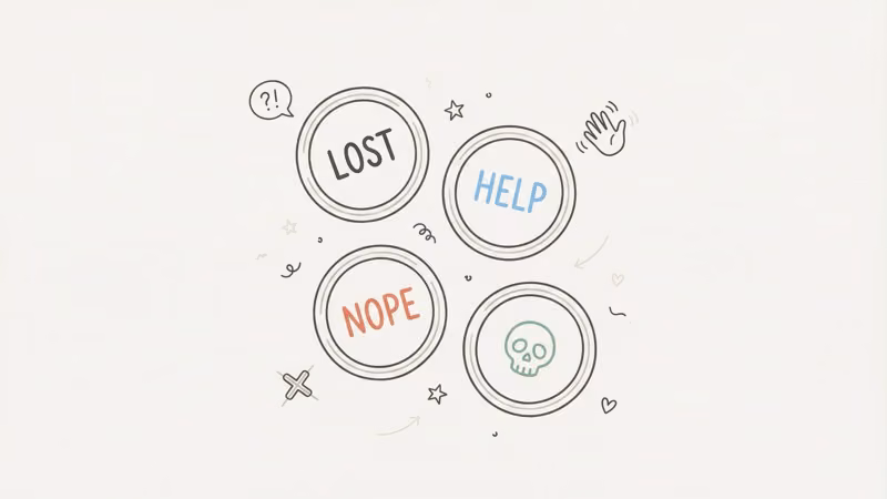 Funny AirTag engraving ideas including LOST, HELP, NOPE, and OOPS