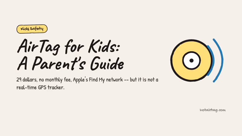 Watch: how to use an AirTag to track your kid safely, by age, in about a minute