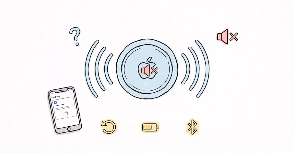 AirTag Not Playing Sound? 6 Fixes That Actually Work