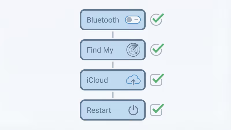 Ten step troubleshooting guide for fixing AirTag connection problems