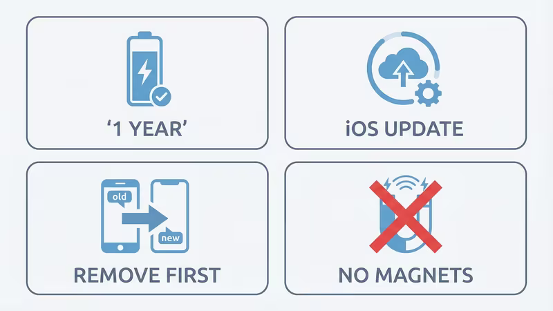 Common causes of AirTag disconnection including dying battery, iOS bugs, and Apple ID limits