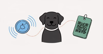 AirTag vs ByteTag: Active Tracking vs QR Code ID for Dogs