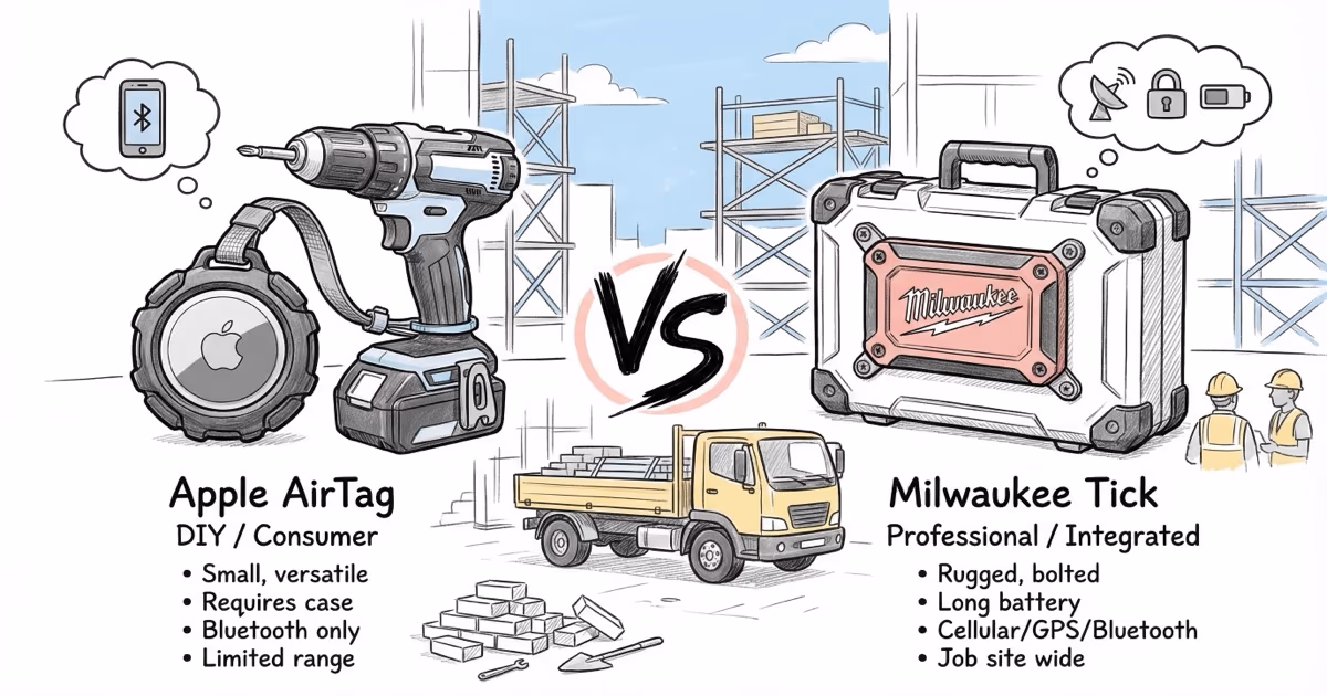 AirTag vs Milwaukee Tick: Which Is Best for Tracking Tools?