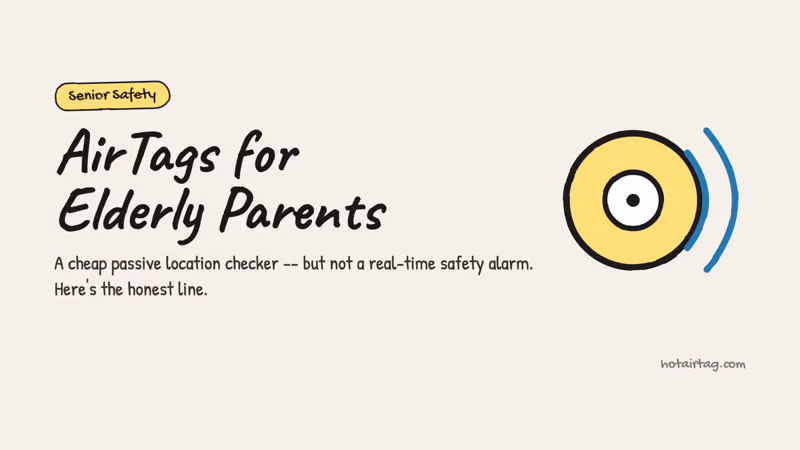 Watch: do AirTags actually work for tracking an elderly parent, in about a minute
