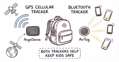 AngelSense vs AirTag: Best Tracker for Kids in 2026
