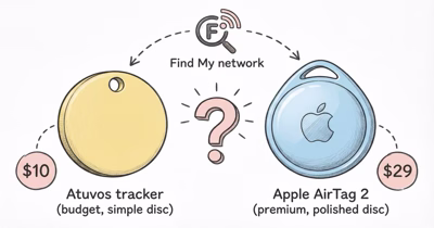 Atuvos vs AirTag: Is the $10 Clone Worth It in 2026?