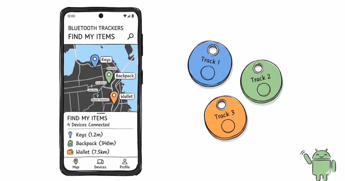 Best Bluetooth Trackers for Android: Find Hub, SmartTag, and Tile Compared