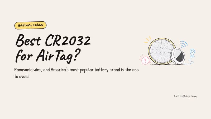 Watch: a 1-minute summary of Best CR2032 Battery for AirTag: 5 Brands Compared (2026)