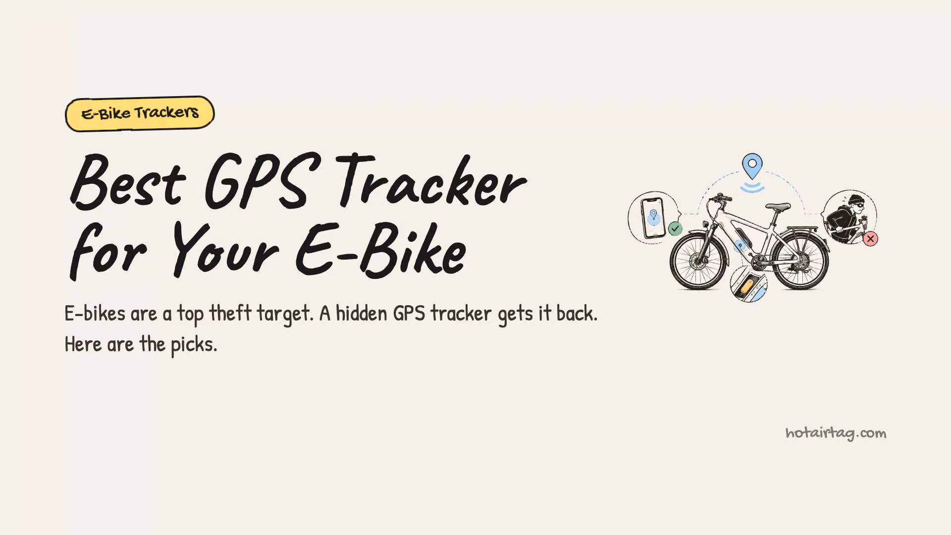Watch: the 7 best e-bike GPS trackers, ranked in under a minute
