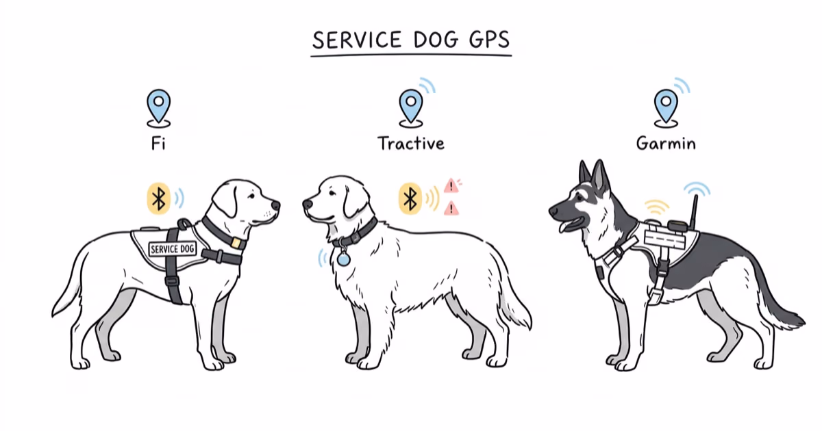 Best GPS Tracker for Service Dog: 3 Top Picks (2026)