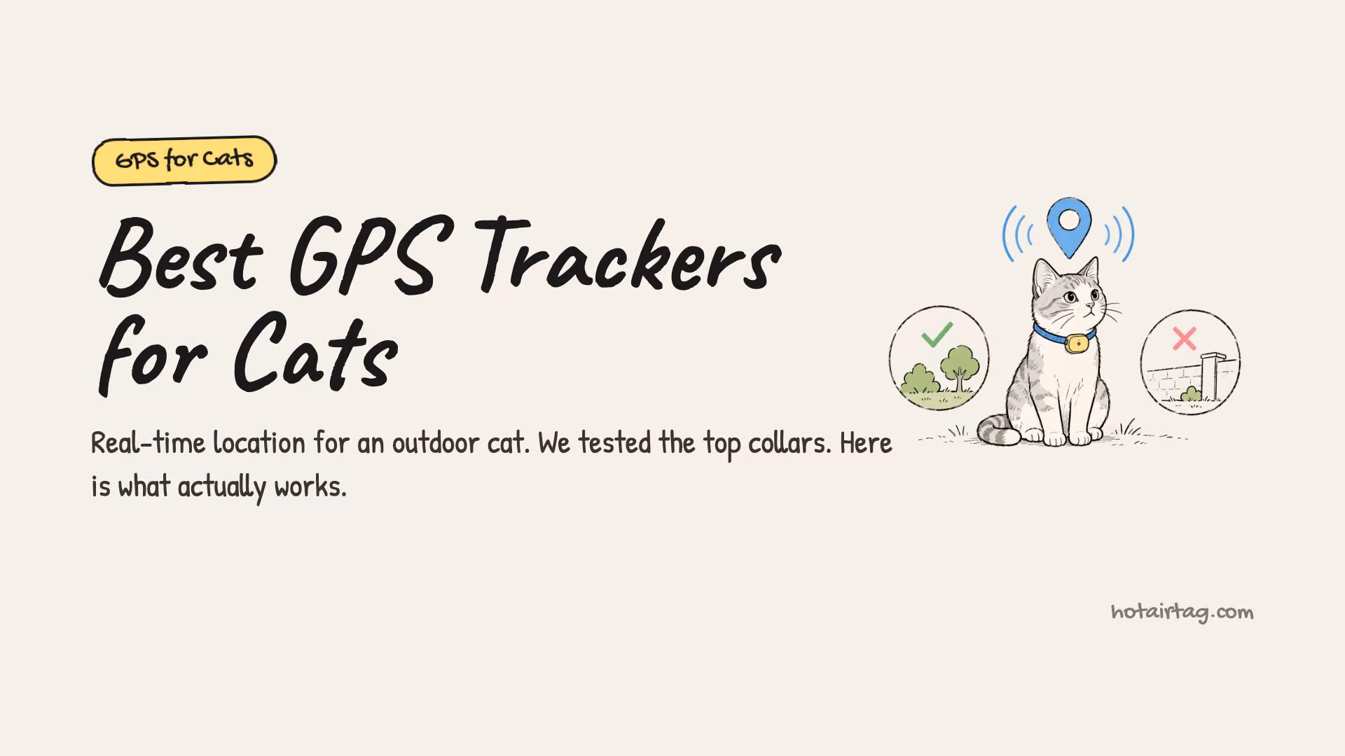 Best GPS Trackers for Cats 2026: Tractive, AirTag, Jiobit and Fi Compared