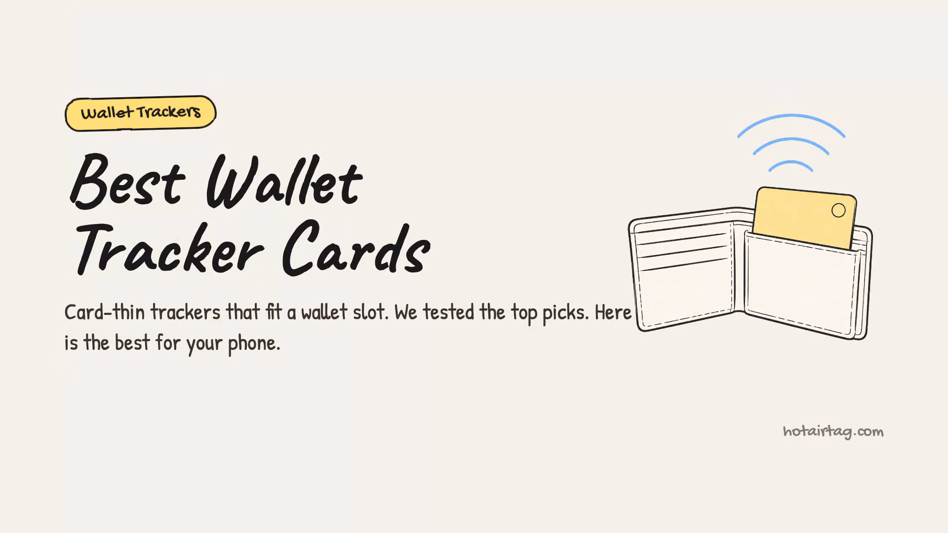 Watch: the 7 best wallet tracker cards under 3mm, tested and ranked in under a minute