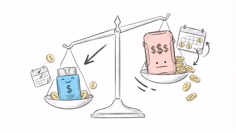12-month cost comparison chart of Bouncie vs Vyncs, SpyTec, LandAirSea, and Family1st GPS trackers