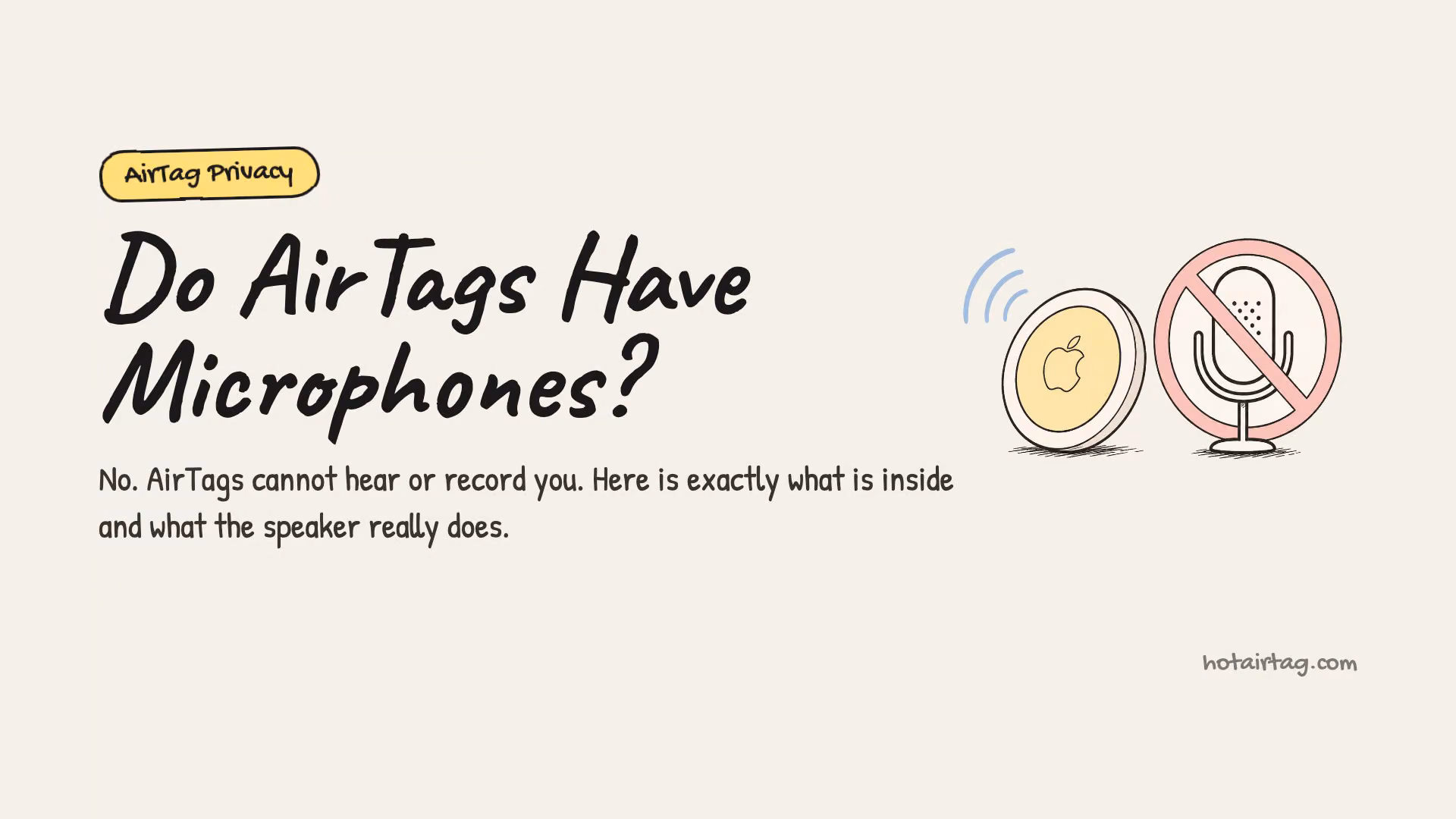 Watch: do AirTags have microphones? The 60-second answer