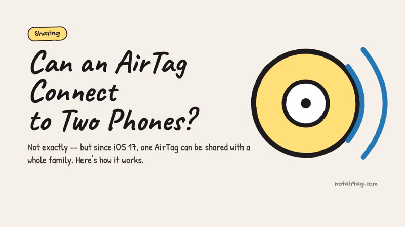 Watch: a 1-minute summary of Can an AirTag Connect to Two Phones? What Apple Allows