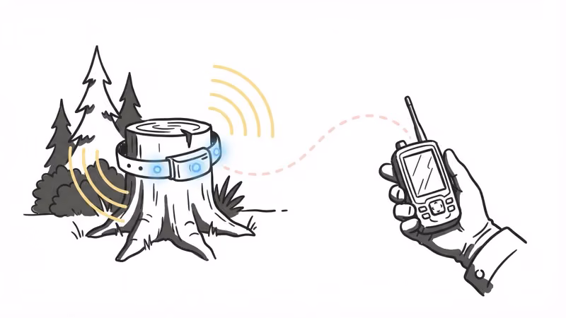 Garmin Alpha 300 TT 25 collar LED beacon lights for tracking dogs in low-light dawn and dusk conditions