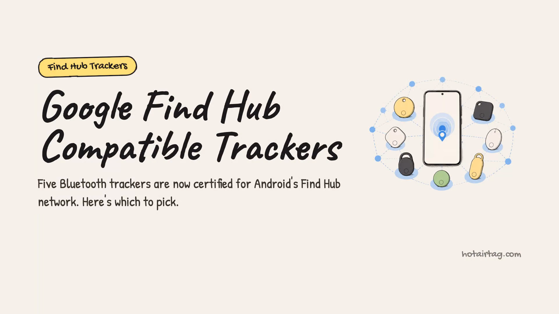 Watch: every Google Find Hub tracker compared in under a minute