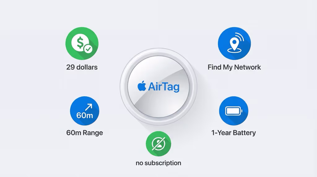 AirTag 2 as the best truly free Bluetooth tracker with zero ongoing costs