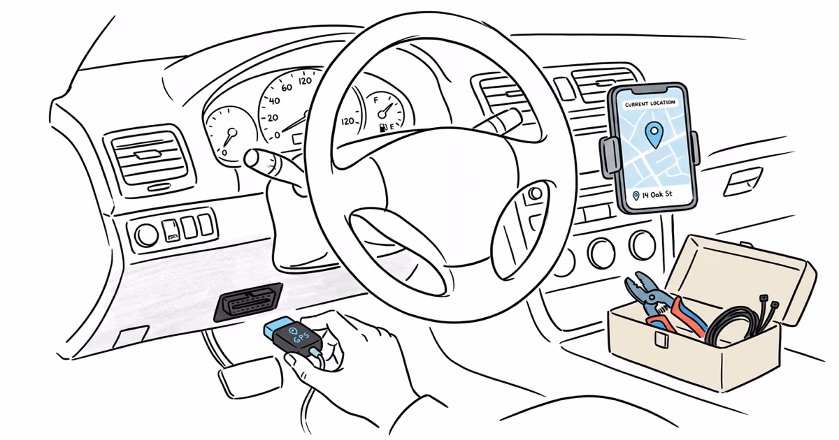 How to Install a GPS Tracker in a Car: 4 Methods Compared