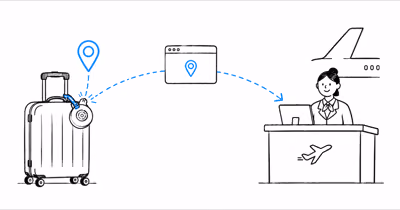 How to Share a Find Hub Tracker Location With an Airline