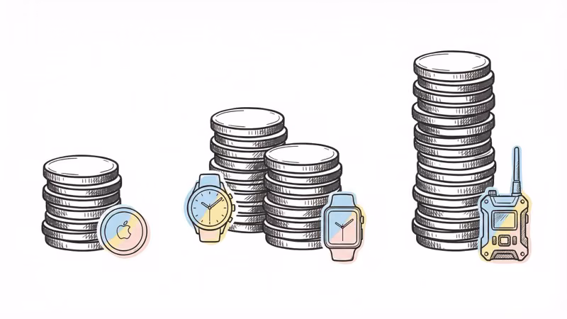 Side-by-side cost comparison of Jiobit and alternative GPS trackers for kids