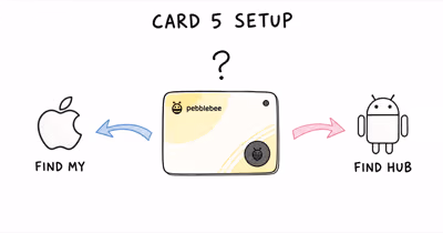 Pebblebee Card 5: Find My or Find Hub? Setup Choice Guide