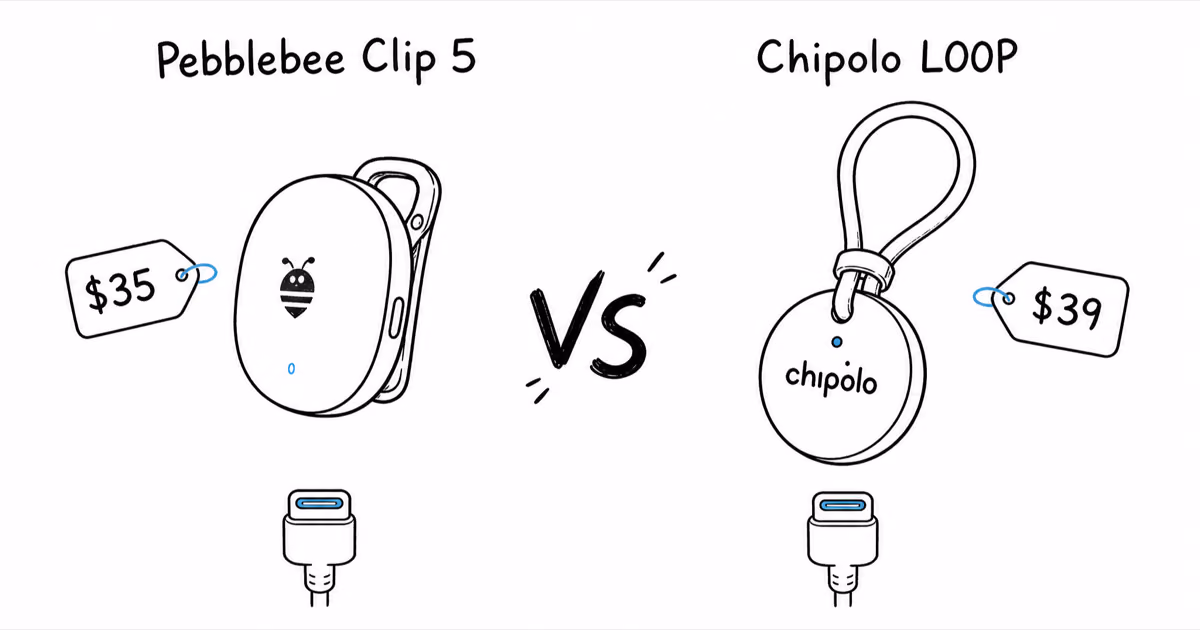 Pebblebee Clip 5 vs Chipolo LOOP: Which Tracker Wins?