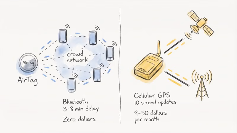 Bluetooth crowdsourced tracking versus GPS cellular tracking for children