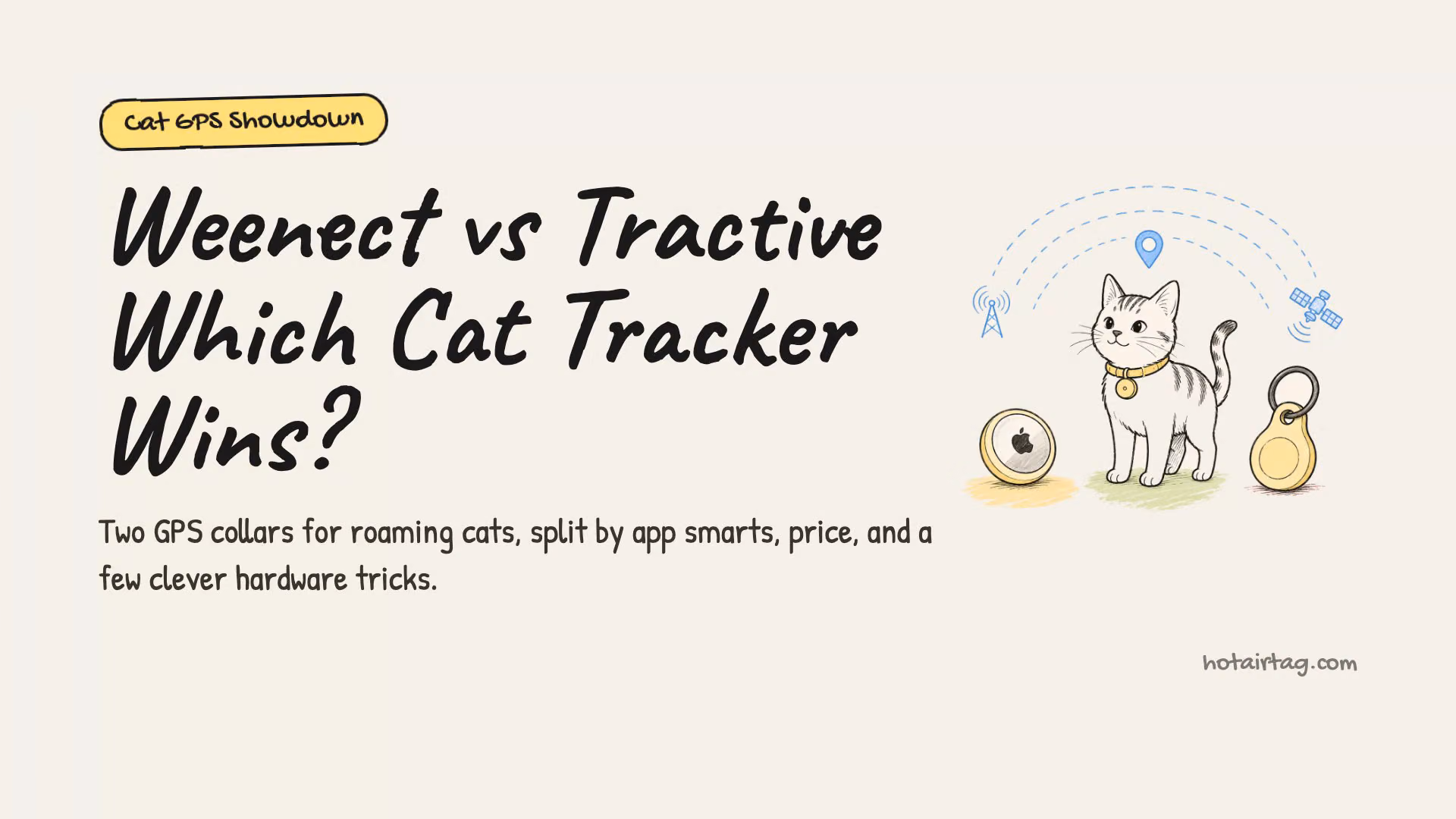 Watch: Weenect vs Tractive for cats in under 90 seconds