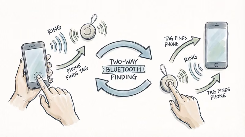 Zen Lyfe SwiftFinder Smart Tag daily use for finding keys and wallets